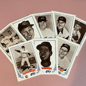 The entire deck of the 1962 Houston Colt 45’s