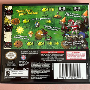 Plants vs. Zombies for Nintendo DS
