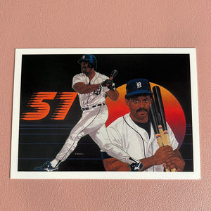 Fielder’s Feat 1990 Upper Deck card