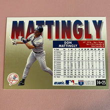 Load image into Gallery viewer, Don Mattingly Fleer 1993 Atlantic Collector’s Edition