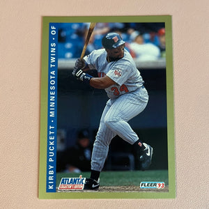 Kirby Puckett Fleer 1993 Atlantic Collector’s Edition