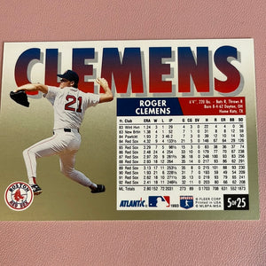 Roger Clemens Fleer 1993 Atlantic Collector’s Edition